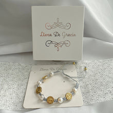 Load image into Gallery viewer, St. Benedict pearl Bracelet