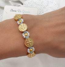 Load image into Gallery viewer, St. Benedict Bracelet – Floral Design