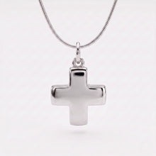 Load image into Gallery viewer, Square Cross, Silver | Llena de Gracia