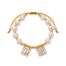 Cargar imagen en el visor de la galería, Gold Scapular Bracelet | Llena de Gracia