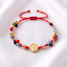 Load image into Gallery viewer, Colorful Saint Benedict Bracelet | Llena de Gracia