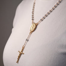 Load image into Gallery viewer, Jacinto Rosary, White Gold — detail 5