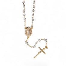 Load image into Gallery viewer, Jacinto Rosary, White Gold — detail 9