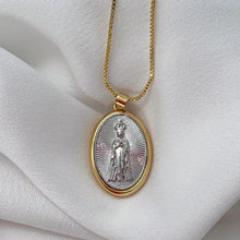 Cargar imagen en el visor de la galería, Cadena con Medalla de la Virgen de Fátima