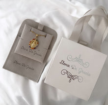 Load image into Gallery viewer, Virgin Mary Necklace 14k Gold-Plated & Crystal Accents