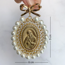 Load image into Gallery viewer, Baby Crib Blessing: Virgin of Guadalupe Gold plated Pin