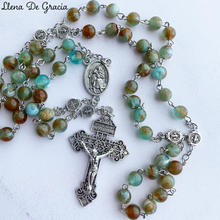 Load image into Gallery viewer, Turquoise Catholic Rosary
