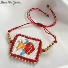 Load image into Gallery viewer, Sacred Heart of Jesus - Miyuki Bracelet