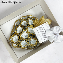 Load image into Gallery viewer, Sacred Heart – Hand-Carved Wood with Tin & Gold Leaf