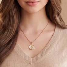 Load image into Gallery viewer, Mary in Prayer, Crystal & 18k Gold | Llena de Gracia