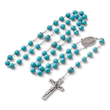 Cargar imagen en el visor de la galería, Turquoise Rosary by Llena de Gracia