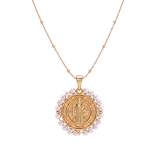 Cargar imagen en el visor de la galería, Saint Benedict Pearls, 18k Gold | Llena de Gracia