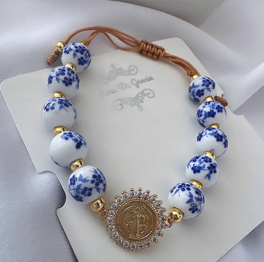 St. Benedict Bracelet - Lily design