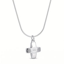 Load image into Gallery viewer, Square Cross, Silver | Llena de Gracia

