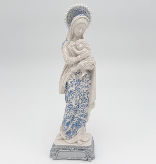 Virgin Mary -Our Lady of Good Health Statue - Lily design
