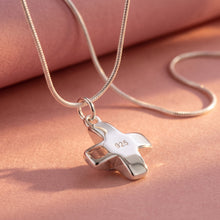 Load image into Gallery viewer, Square Cross, Silver | Llena de Gracia
