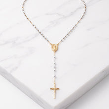 Load image into Gallery viewer, Jacinto Rosary, White Gold — detail 4
