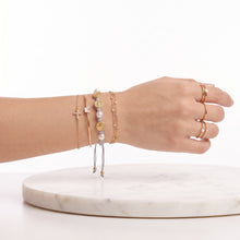 Load image into Gallery viewer, Saint Benedict Pearl Bracelet | Llena de Gracia

