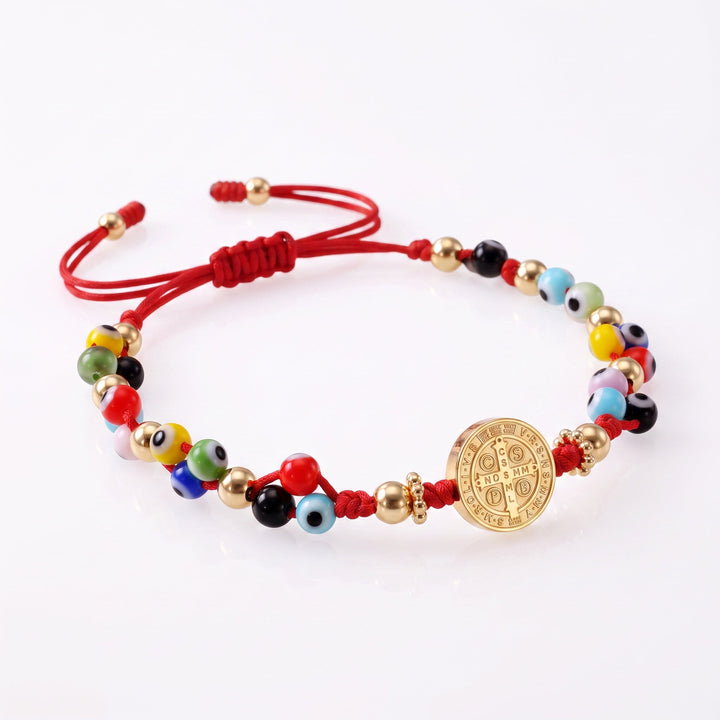 Colorful Saint Benedict Bracelet | Llena de Gracia