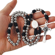 Load image into Gallery viewer, Rosary, Virgin Mary &amp; Saint Benedict
