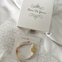 Load image into Gallery viewer, Our Lady of Guadalupe Bracelet - Camelia design
