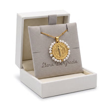 Load image into Gallery viewer, Saint Benedict Pearls, 18k Gold | Llena de Gracia
