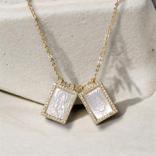 Load image into Gallery viewer, Jesus &amp; Sacred Heart Scapulars, 18k Gold | Llena de Gracia
