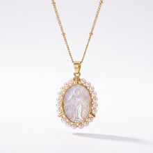 Load image into Gallery viewer, Miraculous Pearl Necklace, 18k Gold | Llena de Gracia
