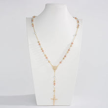 Load image into Gallery viewer, Catholic Rosary 18K gold-filled finish
