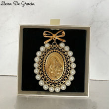 Load image into Gallery viewer, Baby Crib Blessing: Virgin of Guadalupe Gold plated Pin
