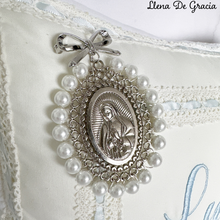 Load image into Gallery viewer, Baby Crib Blessing: Virgin of Guadalupe Sterling Silver Pin
