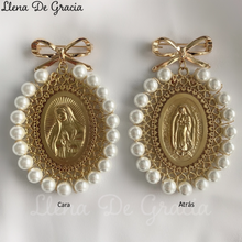 Load image into Gallery viewer, Baby Crib Blessing: Virgin of Guadalupe Gold plated Pin

