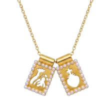 Load image into Gallery viewer, Santé Scapular Necklace | Llena de Gracia
