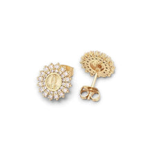 Load image into Gallery viewer, Guadalupitas Earrings, 18k Gold | Llena de Gracia
